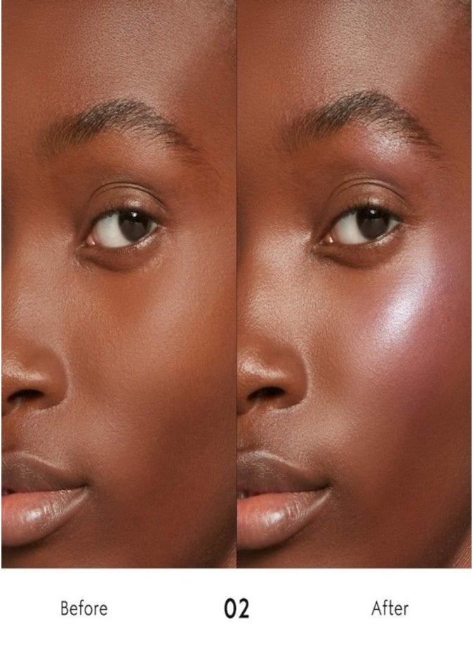 Gucci Glow Illuminating Highlighter 10g 02 Frosted Lilac - pearl lilac | Multi-Use Gel-Powder Highlight - Image 3